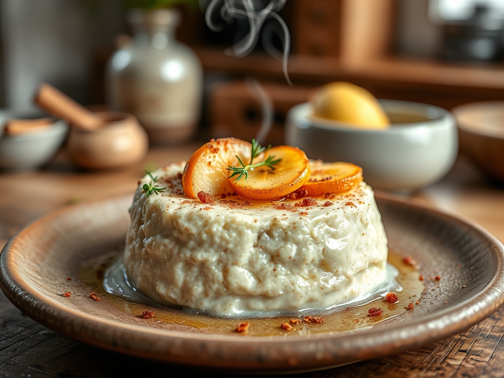 Batido de avena y manzana