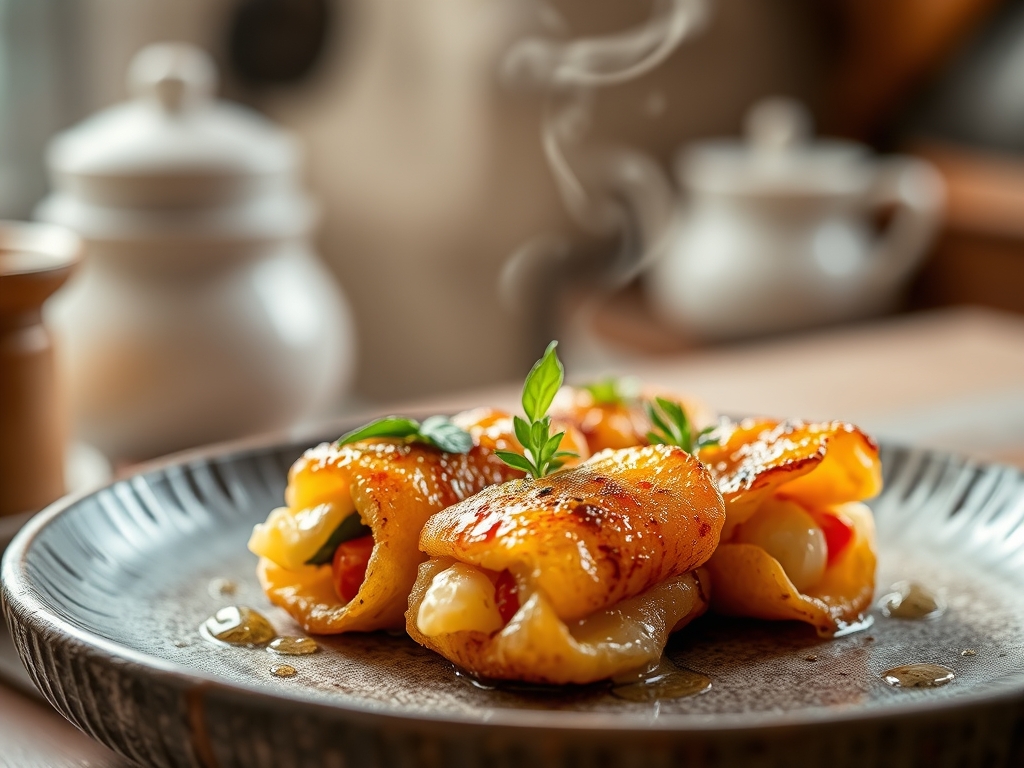 Brochetas de fruta fresca