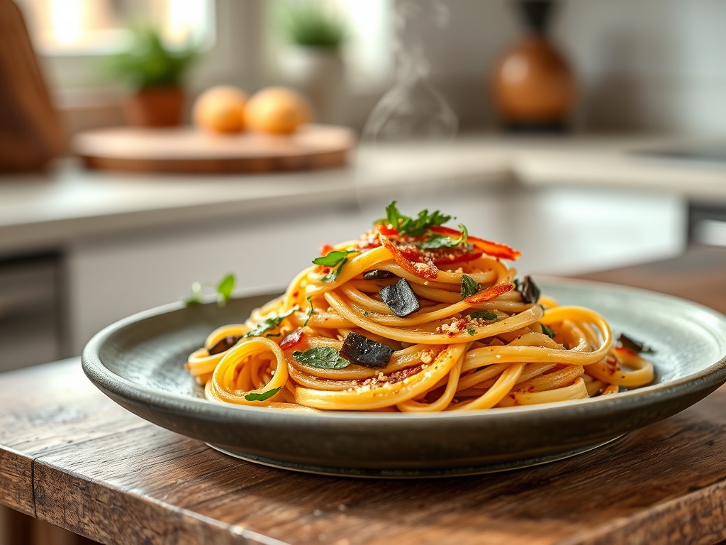 Ensalada de pasta integral