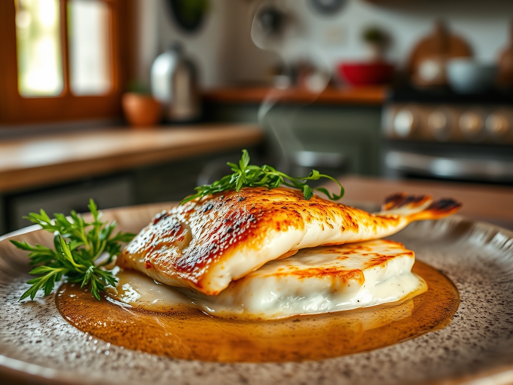 Pescado blanco al horno