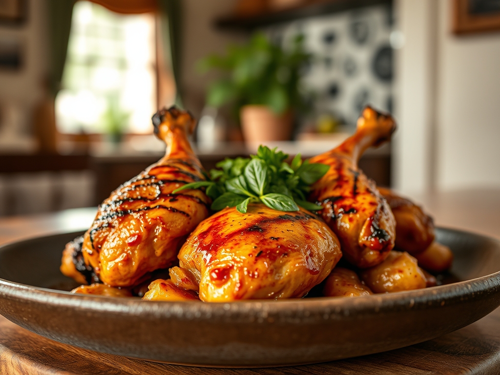 Pollo asado con cítricos