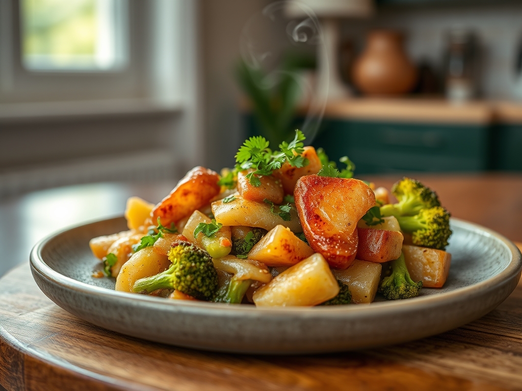 Salteado de brócoli y sésamo