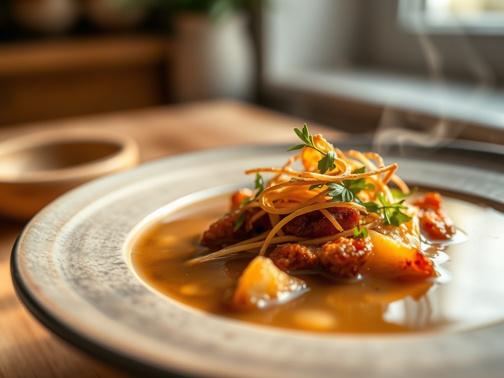 Sopa miso tradicional