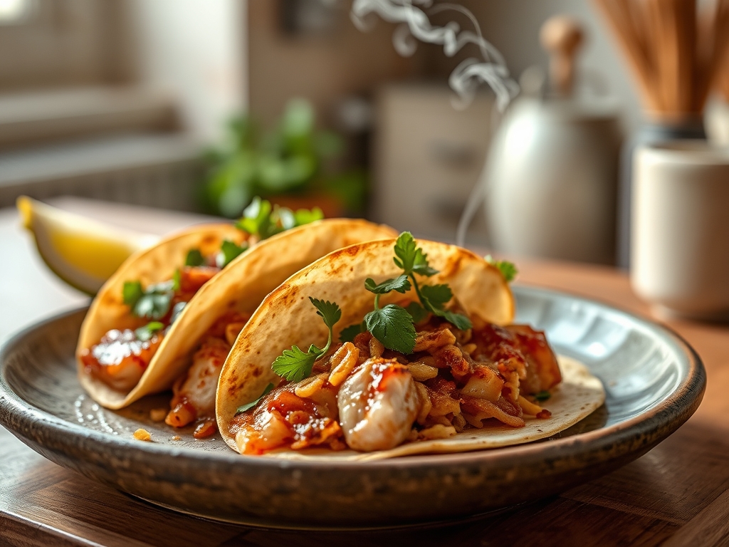 Tacos de lechuga sanos