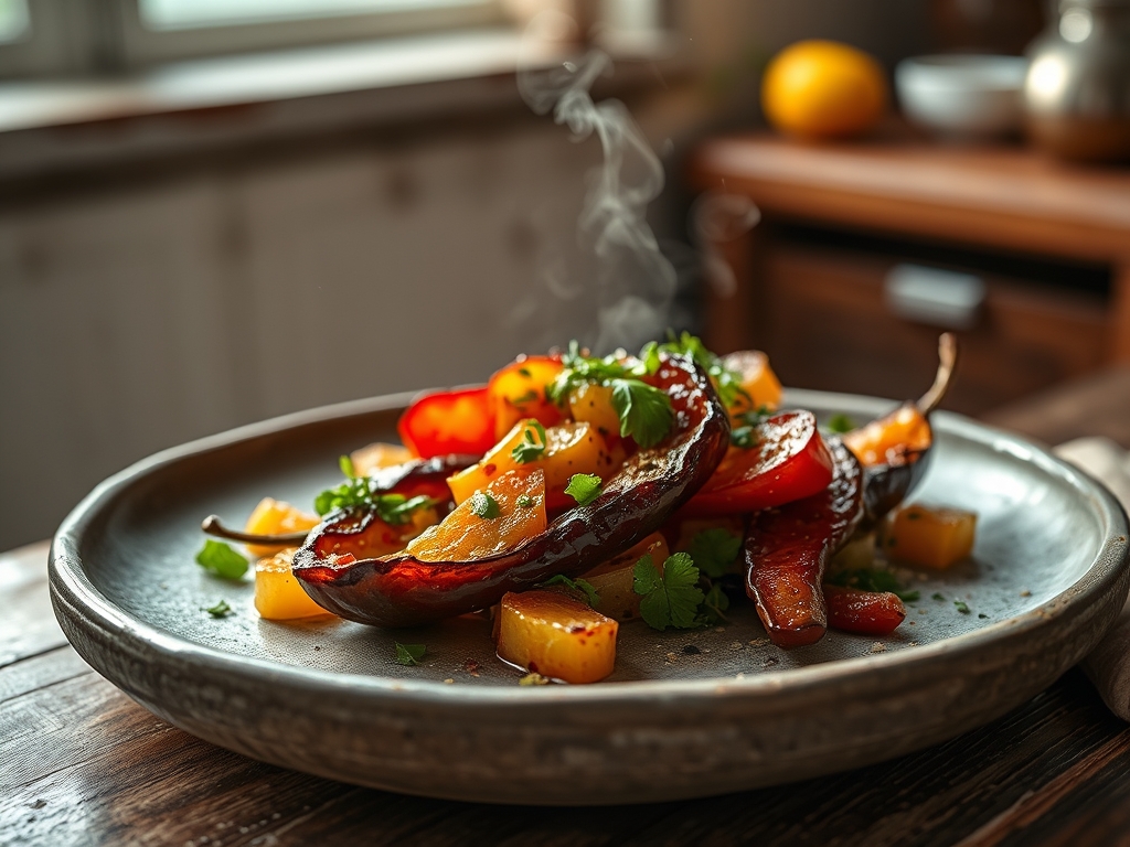 Ensalada de pimientos asados