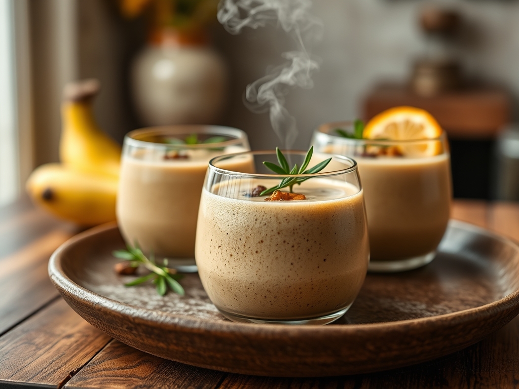 Smoothie de chía y plátano