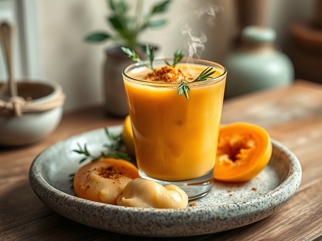 Smoothie de papaya y lima