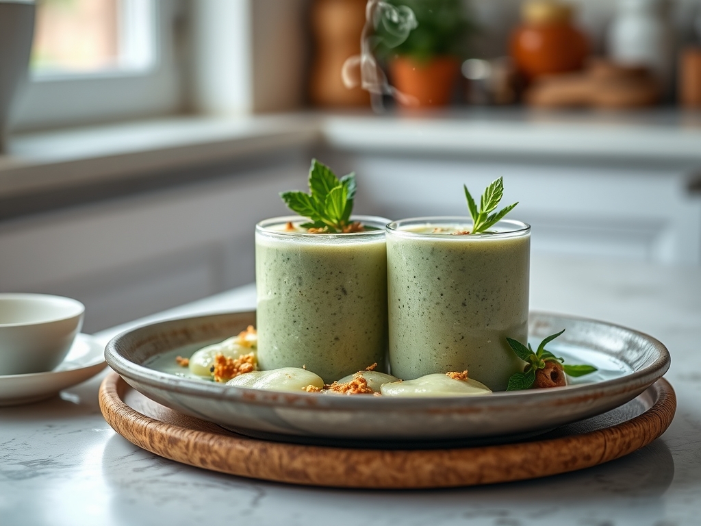 Smoothie de sandía y menta