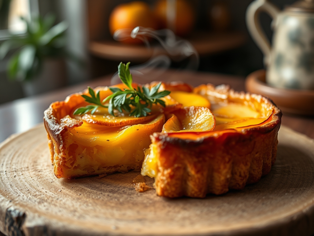Tarta de manzana sin masa